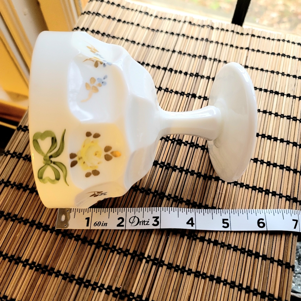 VTG Westmoreland Compote With Original Tag - Picture 11 of 12